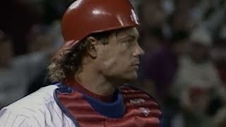 1993 NLCS Gm2 Daulton throws out Nixon at second [upl. by Bisset]