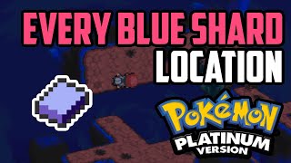 Where to Find Blue Shards  Pokemon Platinum All Methods [upl. by Tdnaltroc256]