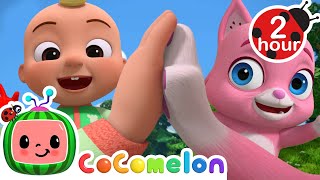 High Five Song 🫸🏻  Cocomelon  Nursery Rhymes  Fun Cartoons For Kids [upl. by Airdnahs255]