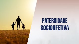 Paternidade socioafetiva [upl. by Lane]