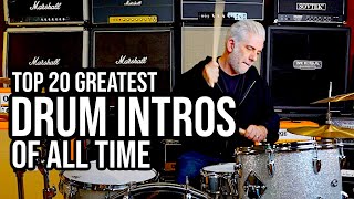 TOP 20 DRUM INTROS OF ALL TIME [upl. by Ilrac]