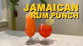 How I make Jamaican Rum Punch and Planters Punch [upl. by Janela]