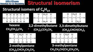 S326 Structural isomerism [upl. by Eimmas]