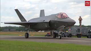 Meer of minder herrie door het nieuwe gevechtsvliegtuig Joint Strike Fighter F35  RTV Drenthe [upl. by Ariella]