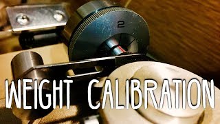 Tonearm Adjustment Weight Balance and Calibration [upl. by Oidacra515]