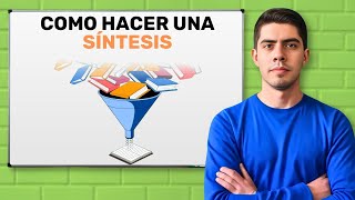 Cómo HACER una SÍNTESIS [upl. by Chemush]