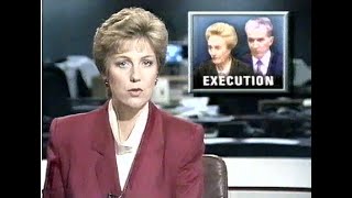 BBC News report on execution of Nicolae and Elena Ceaușescu Christmas Day 1989 [upl. by Nipha840]