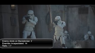 Stormtroopers Hit Count on the Mandalorian  Star Wars [upl. by Brouwer]