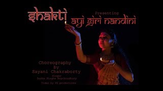 Ayi giri nandini  Sayani Chakraborty choreography [upl. by Salvadore238]