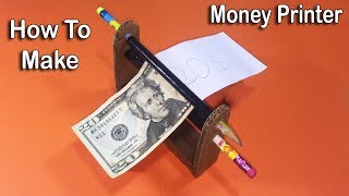 How to Make Money Printer Machine Magic  Easy Trick Life Hack [upl. by Artied]