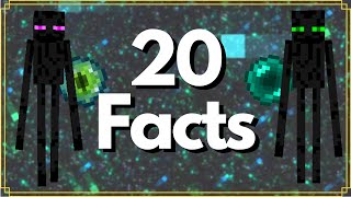 Minecraft 20 Awesome Enderman Facts [upl. by Pandich]