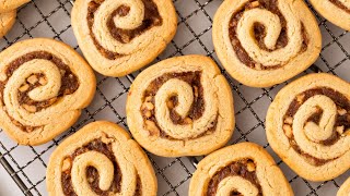 Date amp Nut Pinwheel Cookies [upl. by Baskett307]