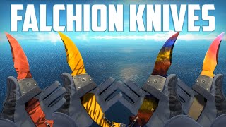 CSGO  Falchion Knives  All Skins Showcase  Все Скины Falchion Knives [upl. by Miharbi46]