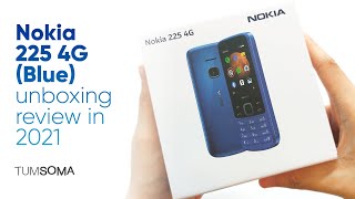 Nokia 225 4G Blue  Unboxing Review in 2021 [upl. by Ruff]