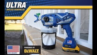 Spraying Polyurethane with my Graco Ultra Cordless [upl. by Margaret484]