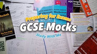 Preparing for GCSE Mocks  Study With Me [upl. by Ynohtn]