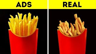 FOOD IN COMMERCIALS VS IN REAL LIFE [upl. by Nuahsad18]