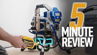 Graco 390 PC CORDLESS Sprayer  5 MINUTE REVIEW [upl. by Weisburgh]