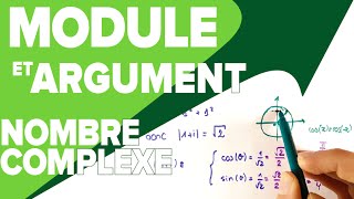 Module et Argument dun Nombre Complexe  Mathrix [upl. by Noroj133]