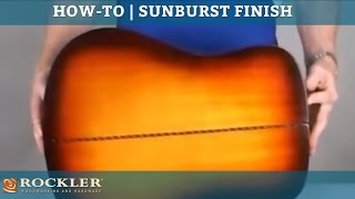 HowTo Sunburst Guitar Finish [upl. by Trebled]