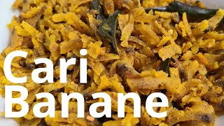 Cari Banane  Banana Curry  Mauritian Recipe [upl. by Doloritas]