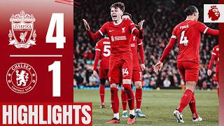 Brilliant Reds Score Four Liverpool 41 Chelsea  HIGHLIGHTS [upl. by Assirrac192]