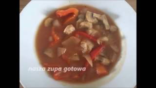 Zupa gulaszowa ala strogonow [upl. by Aehtla]