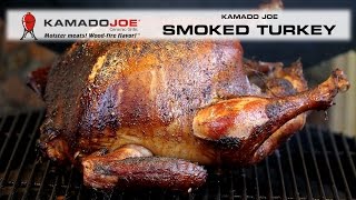 2014 Kamado Joe Smoked Turkey [upl. by Neerhtak]