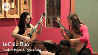 Albeniz Cordoba for 2 guitars played Duo LeChic [upl. by Careaga]