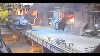 Steel Plant factory meltdown accident [upl. by Maite]