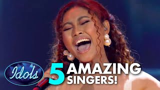 5 AMAZING Female Singers On Indonesia Ido 2019  WOW  Idols Global [upl. by Adyan770]