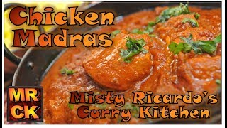 CHICKEN MADRAS CURRY  Restaurant take away style chicken madras  Food with Chetna [upl. by Gilba]