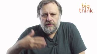 Slavoj Žižek Dont Act Just Think  Big Think [upl. by Herrmann28]