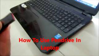 how to use pen drive  how to use pen drive in laptop  use pen drive  pen drive working  pendrive [upl. by Nesnaj]