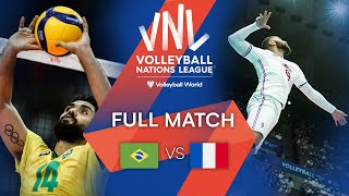 🇧🇷 BRA vs 🇫🇷 FRA  Full Match  Mens VNL 2022 [upl. by Granger]