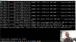 Apache Web Server Access Log [upl. by Ahtreb]