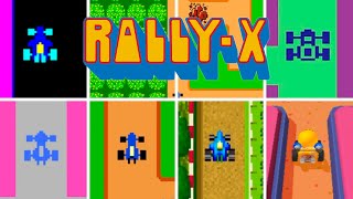 RallyX Versions Comparison HD 60 FPS [upl. by Sanger]