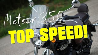 2021 ROYAL ENFIELD METEOR 350  TOP SPEED  GPS TOP SPEED [upl. by Erikson]