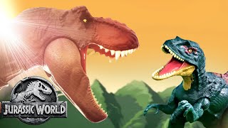 Most EPIC Dino Battles  Jurassic World  Mattel Action [upl. by Itnava126]