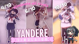 How to eliminate ALL the rivals  Yandere Simulator Mod ☆ [upl. by Assirrac]