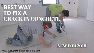 HOW TO REPAIR CRACKS IN A CONCRETE FLOOR  A STEP BY STEP GUIDE [upl. by Boland396]