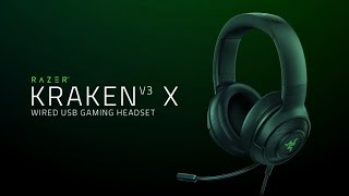 Razer Kraken V3 X  UltraLight Comfort for Gaming Immersion [upl. by Peery564]