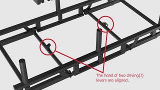 How to assemble adjustable bed frame [upl. by Mecke749]