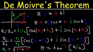 Complex Numbers In Polar  De Moivres Theorem [upl. by Uria]