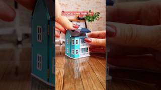 I Made a Miniature Dollhouse for my dollhouse 🤓 with Paper dollhouse miniatures [upl. by Sebbie189]