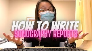 ULTRASOUND TECHNOLOGIST AT WORK how to write sonography worksheetsreports [upl. by Noiramed306]