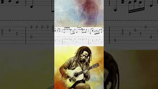 Three Little Birds Fingerstyle Tab  Bob Marley  PART A [upl. by Conant]