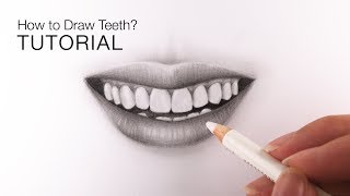 How to Draw Teeth for BEGINNERS  EASY Tutorial [upl. by Araz965]