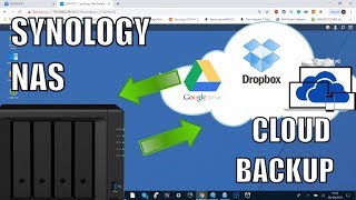 How to Sync a Synology NAS with DropBox Google Drive and OneDrive with Hyper Backup [upl. by Ailak]