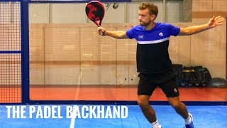 The Padel Backhand [upl. by Alyhs]